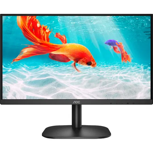 Monitor AOC LED VA 21.5'', Full HD, 75Hz, 4ms, HDMI, VGA, negru