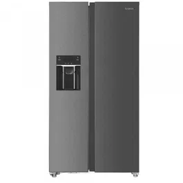 Side by Side Samus SSX-668NFID, 513l, Full NoFrost, dozator apa, display touch, Clasa F, Inox