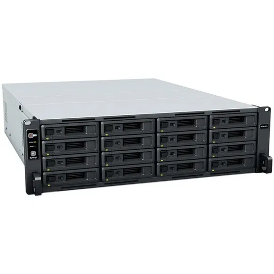 RS2821RP+ 16-Bay NAS-Rackmount Ryzen V1500B quad-core 2.2GHz 4GB DDR4 up to 32GB RJ-45 4x1GbE