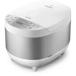 Multicooker electric Philips All-In-One HD4713/40, 980W, Volum 5l, 60 presetări, Vas aluminiu teflonat 6 straturi, Cronometru 24 ore, Păstrare la cald 12 ore, Rapid Air