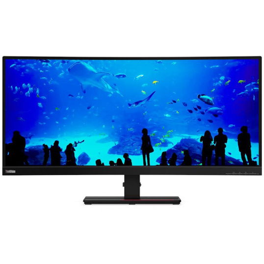 Monitor LED Lenovo ThinkVision T34w-20 Curbat 34 inch 4 ms Negru USB-C 60 Hz