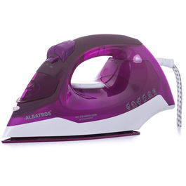 Fier de calcat Albatros Violette, 2200 W, Talpă ceramică, Rezervor 0.25 L, Funcţie de auto-curăţare, Funcţie anti-picurare, Funcţie anticalcar, Violet