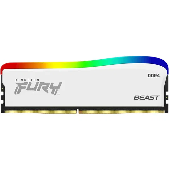 Memorie RAM FURY Beast RGB White Special Edition 16GB DDR4 3600Mhz CL18
