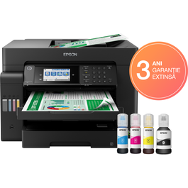 Multifunctional inkjet color Epson EcoTank L15150, format A3+, Duplex, Retea, Wireless