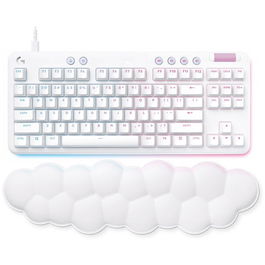 Tastatura mecanica gaming Logitech G713, Iluminare RGB, layout US INT'L, Alb