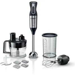 Blender de mana Bosch MS6CM6197 ErgoMixx Style, 1000W, 12 trepte de putere, inox