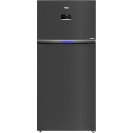 Frigider cu doua usi Beko RDNE650E40ZXBRN, 630 l, NeoFrost Dual Cooling, Multi mode, Touch control, Compresor ProSmart Inverter, Clasa E, H 187 cm, Dark Inox