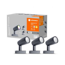 3 Spoturi LED RGB pentru exterior cu spike Ledvance SMART+ Wifi