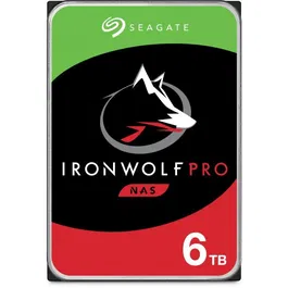 HDD intern 3.5, 6TB, IronWolf, SATA 6Gb/s 7200rpm, 256MB