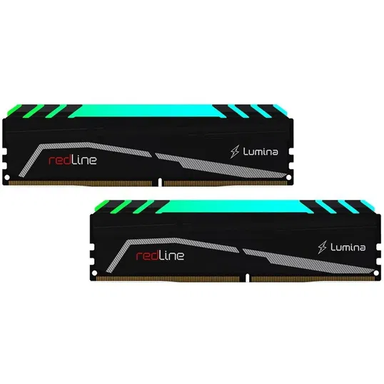 Redline Lumina - DDR4 - kit - 16 GB: 2 x 8 GB - DIMM 288-pin - 3200 MHz / PC4-25600 - unbuffered