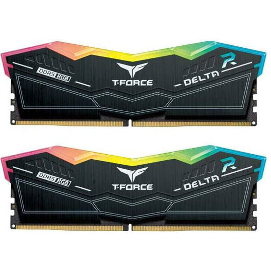 T-Force DELTA RGB - DDR5 - kit - 32 GB: 2 x 16 GB - DIMM 288-pin - 6400 MHz / PC5-51200 - unbuffered