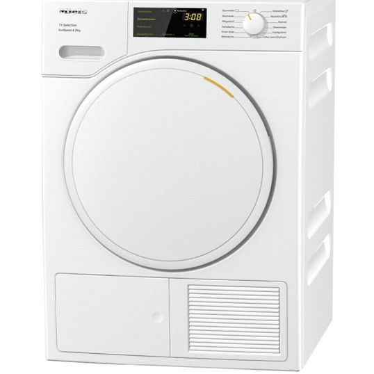 Uscator de rufe Miele TSC 563 WP, Pompa de caldura, 8 kg, Clasa A+++, EcoSpeed, EcoDry, FragranceDos, Direct Sensor, Alb