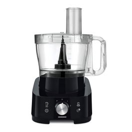 Robot de bucatarie Heinner Cookery Chef HFP-1000BK, 1000W, blender si rasnita incluse, capacitate bol 3.5L, capacitate blender 1.8L, 2 viteze + Pulse, cutit inox, Negru