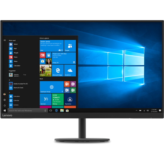 Monitor LED Lenovo D32QC-20 Curbat 31.5 inch 2K 4 ms Black FreeSync 75Hz