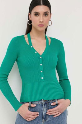Morgan Pulover Femei, Culoarea Verde, Light Dama