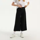 House - Fustă-pantalon din denim - Negru