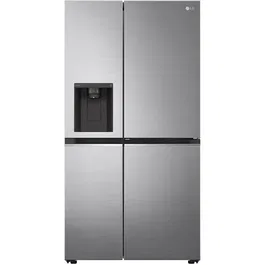 Side by Side LG GSJV71PZTE, 635 l, Total No Frost, Door Cooling, H 179 cm, Clasa E, Argintiu