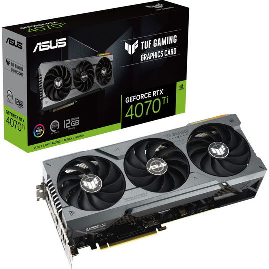 Placa video GeForce RTX 4070 Ti TUF Gaming, 12GB GDDR6X, 192-bit