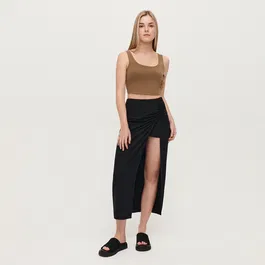 House - Fustă midi - Negru