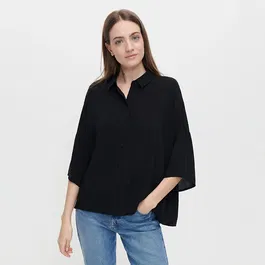 House - Cămașă oversized - Negru