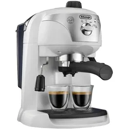 Espressor manual EC221.W, dispozitiv spumare, sistem cappuccino, 15 Bar, 1 l, oprire automata, Alb