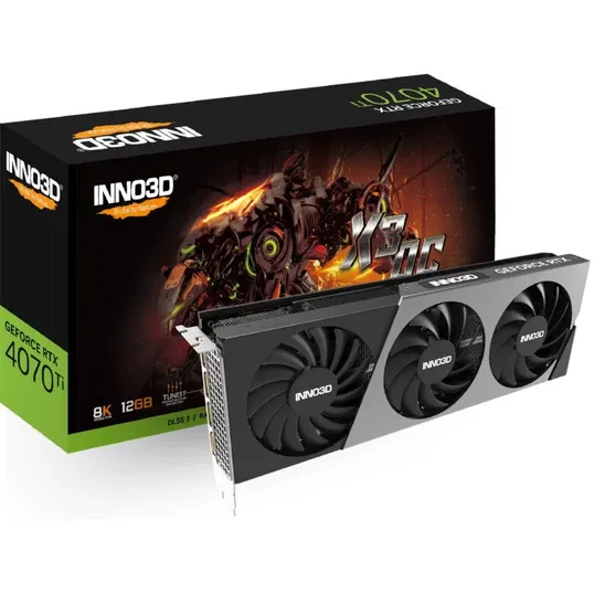 Placa video GeForce RTX 4070 Ti X3, 12GB GDDR6X, 192-Bit