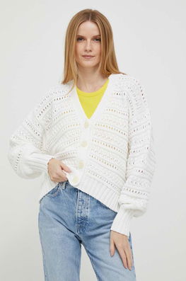 Tommy Hilfiger Cardigan Femei, Culoarea Bej Dama