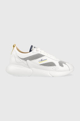 Mercer Amsterdam Sneakers The W3RD Culoarea Alb, ME231015 Dama, Piele