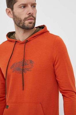 Viking Hanorac Panaka Culoarea Portocaliu, Cu Glugă, Cu Imprimeu Bărbaţi, Cu Elastan, Model Print