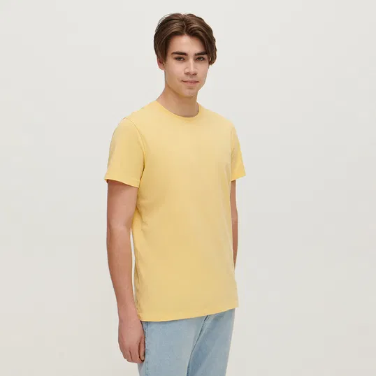 House - Tricou basic uni - Galben