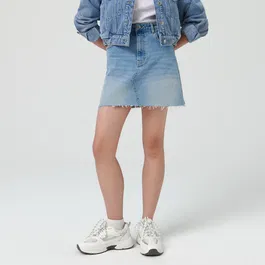Sinsay - Fustă mini din denim - Albastru