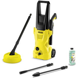 Aparat de spalat cu presiune Karcher K2 HOME, 1400 W, 110 bar, 360 l/h + Detergent concentrat Patio&Deck