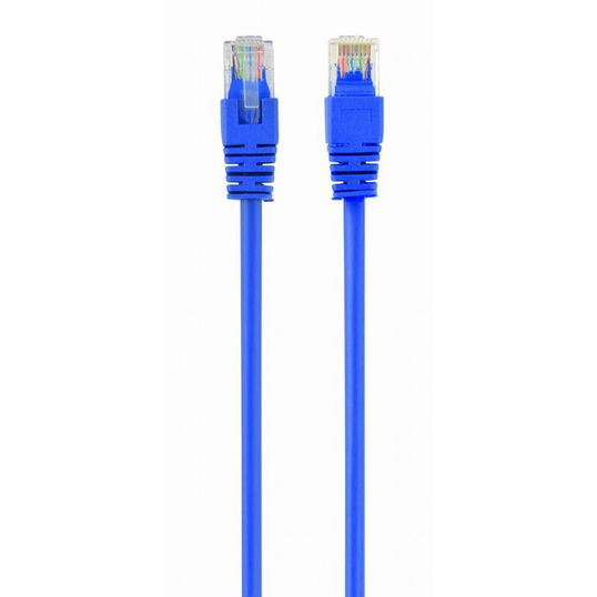 Patch cord Cat6, cupru-aluminiu, 5 m, albastru, AWG26