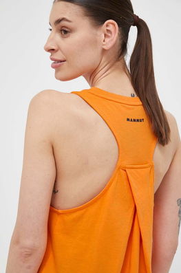 Mammut Top Massone Patch Femei, Culoarea Portocaliu Dama, Bumbac