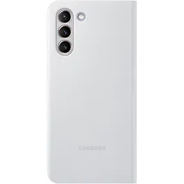 Husa de protectie Samsung Smart LED View Cover pentru Galaxy S21, Light Gray