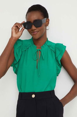 Answear Lab Bluza Culoarea Verde Dama, Casual