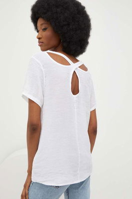 Answear Lab Bluza Culoarea Alb Dama, Bumbac, Casual