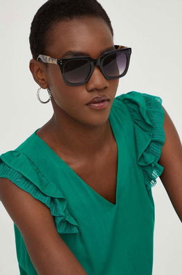 Answear Lab Bluza Din Bumbac Culoarea Verde Dama, Casual