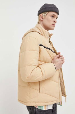 Tommy Jeans Geaca Barbati, Culoarea Bej, De Iarna Bărbaţi