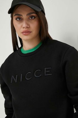 Nicce Bluza Femei, Culoarea Negru, Cu Imprimeu Dama