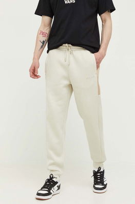 Nicce Pantaloni De Trening Culoarea Bej, Cu Imprimeu Bărbaţi, Tricotaj, Model Print