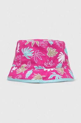 United Colors Of Benetton Pălărie Reversibilă Din Bumbac Pentru Copii Culoarea Violet, Bumbac