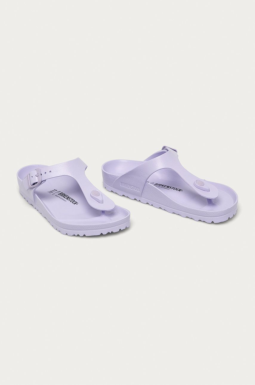Slapi Gizeh Eva Birkenstock Dama Violet Sintetic Toc Plat tidy.ro