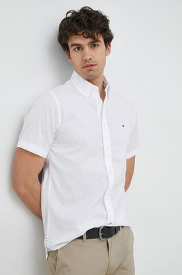 Down, Regular Tommy Hilfiger Bărbaţi Alb, Bumbac, Casual