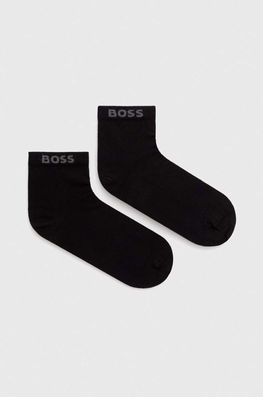 Pack Barbati, Culoarea Negru Boss Bărbaţi, Sosete Lungi, Model Print