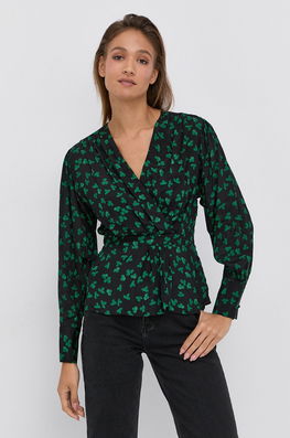The Kooples Bluză Din Amestec De Mătase Femei Dama Multicolor, Cu Un Amestec De Matase, Elegant