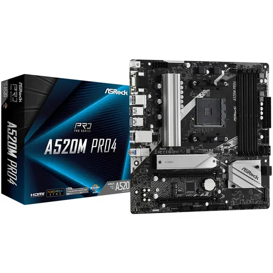 Placa de baza AsRock A520M PRO4 , Socket AM4