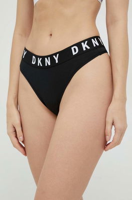Dkny Tanga Culoarea Negru Dama, Tricotaj