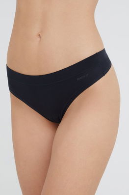 Dkny Tanga Culoarea Negru Dama, Tricotaj