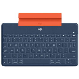 Tastatura wireless Logitech 920-010060, pentru iPad, iPhone si Apple TV, albastru, UK layout